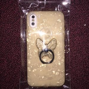 iPhone X Phone Case with ring holder